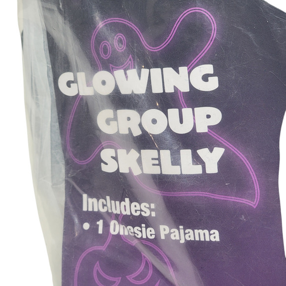 Spooktacular Creations Glowing Skelly Pajama One Piece Womens XXL Skeleton - Picture 3 of 7